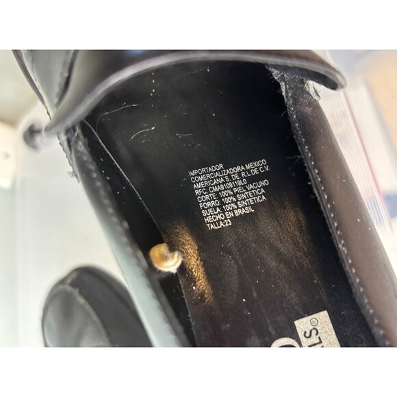 725 Originals Black Leather Loafers 6 Shoes Classic Slip-On Design - Picture 7 of 9